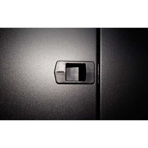 Naar omschrijving van AST19-6822 - 22U serverkast met glazen deur 600x800x1200mm (BxDxH)