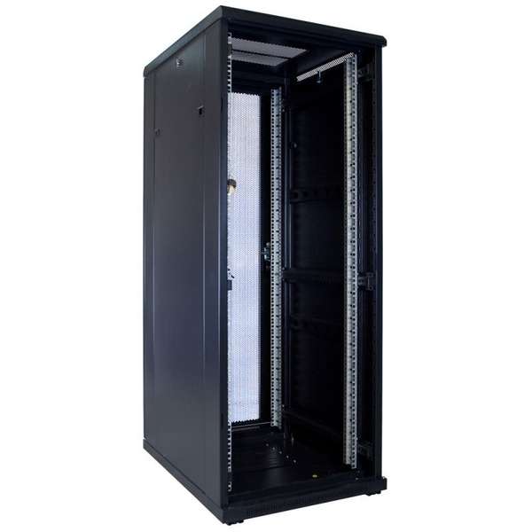 Naar omschrijving van AST19-6832PP - 32U serverkast met geperforeerde deur 600x800x1600mm (BxDxH)