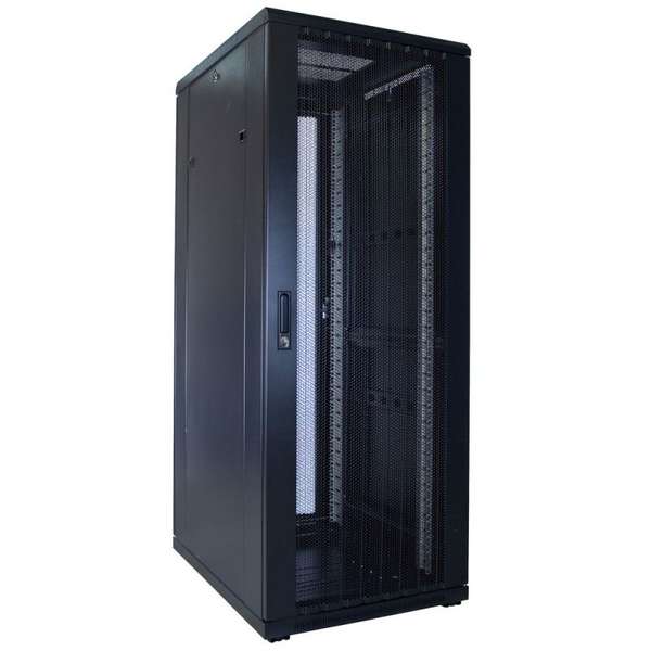 Naar omschrijving van AST19-6832PP - 32U serverkast met geperforeerde deur 600x800x1600mm (BxDxH)