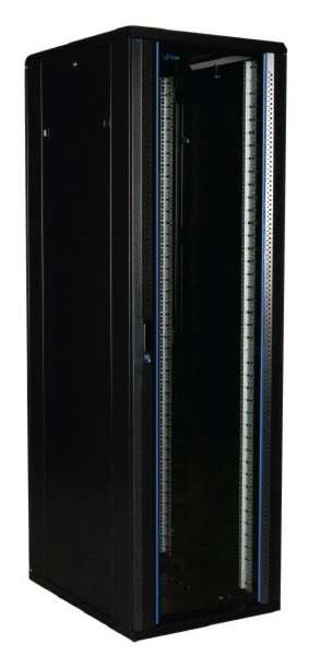 Naar omschrijving van AST19-6842 - 42U, 19Inch serverkast, glazen deur (BxDxH) 600x800x1983mm
