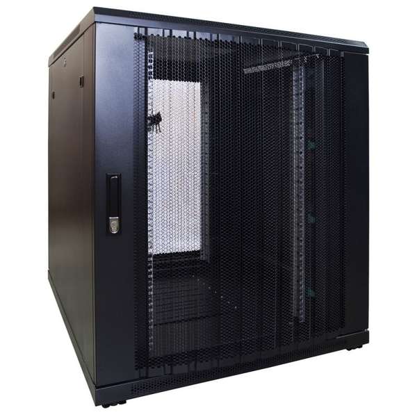 Naar omschrijving van AST19-8018PP - 18U serverkast met geperforeerde deur 800x1000x1000mm (BxDxH)