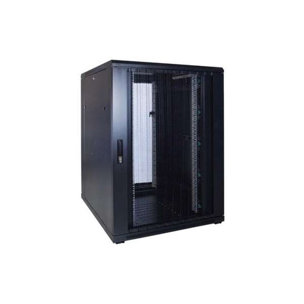 Naar omschrijving van AST19-8022PP - 22U serverkast met geperforeerde deur 800x1000x1200mm (BxDxH)