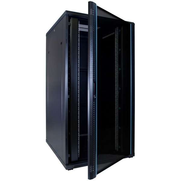 Naar omschrijving van AST19-8032 - 32U serverkast met glazen deur 800x1000x1600mm (BxDxH)