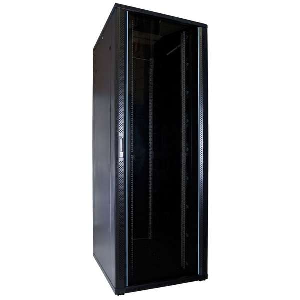 Naar omschrijving van AST19-8047 - 47U serverkast met glazen deur 800x1000x2200mm (BxDxH)