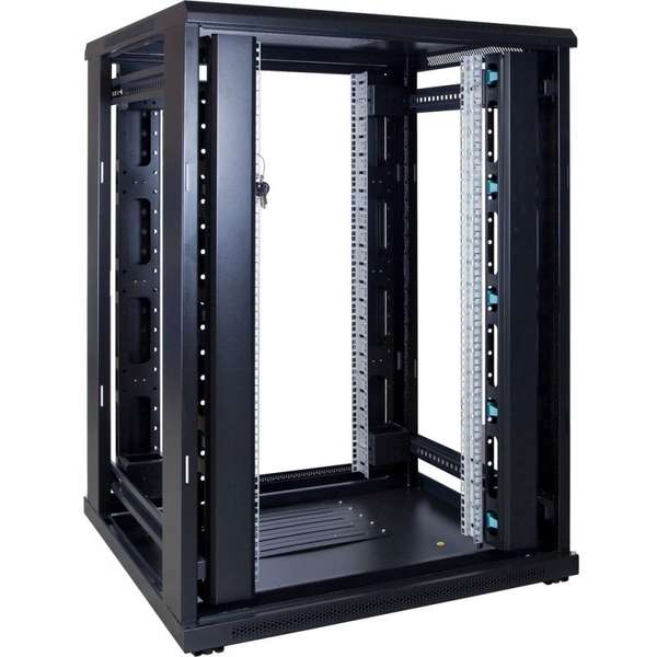Naar omschrijving van AST19-8822PP - 22U, 19Inch serverkast, geperforeerde deuren (BxDxH) 800x800x1094mm