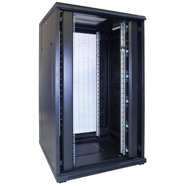 Naar omschrijving van AST19-8827PP - 27U serverkast met geperforeerde deur 800x800x1400mm (BxDxH)