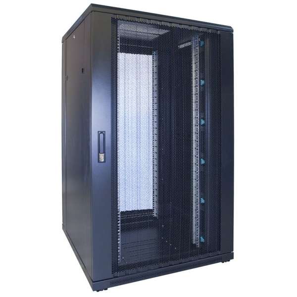 Naar omschrijving van AST19-8027PP - 27U serverkast met geperforeerde deur 800x1000x1400mm (BxDxH)