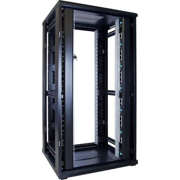 Naar omschrijving van AST19-8832 - 32U serverkast met glazen deur 800x800x1600mm (BxDxH)