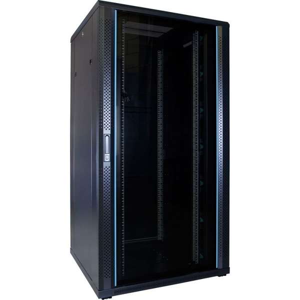 Naar omschrijving van AST19-8832 - 32U serverkast met glazen deur 800x800x1600mm (BxDxH)