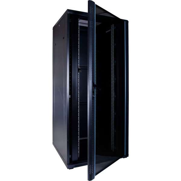 Naar omschrijving van AST19-8037 - 37U serverkast met glazen deur 800x1000x1800mm (BxDxH)