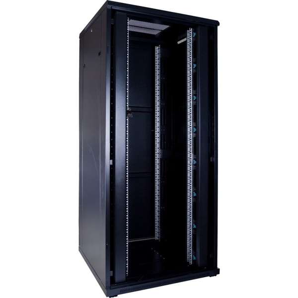 Naar omschrijving van AST19-8837 - 37U serverkast met glazen deur 800x800x1800mm (BxDxH)
