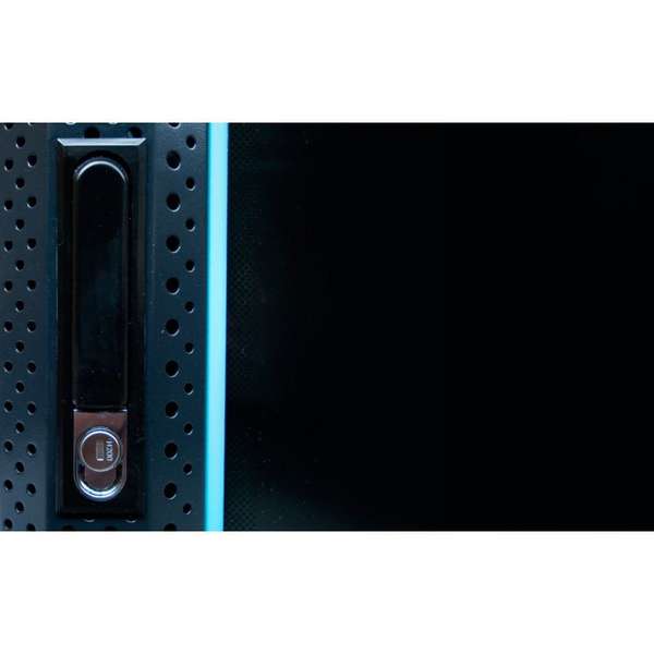 Naar omschrijving van AST19-8847 - 47U serverkast met glazen deur 800x800x2200mm (BxDxH)