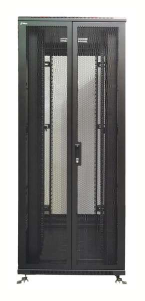 Naar omschrijving van AST19-8047DD - 47U serverkast met dubbele geperforeerde voor- en achterdeur 800x1000x2200mm (Bx