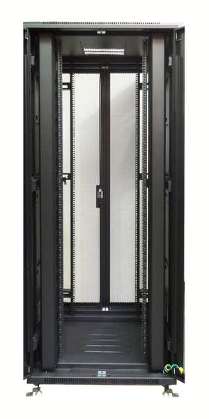 Naar omschrijving van AST19-8047DD - 47U serverkast met dubbele geperforeerde voor- en achterdeur 800x1000x2200mm (Bx