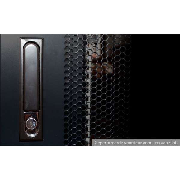Naar omschrijving van AST19-8047PP - 47U serverkast met geperforeerde deur 800x800x2200mm (BxDxH)