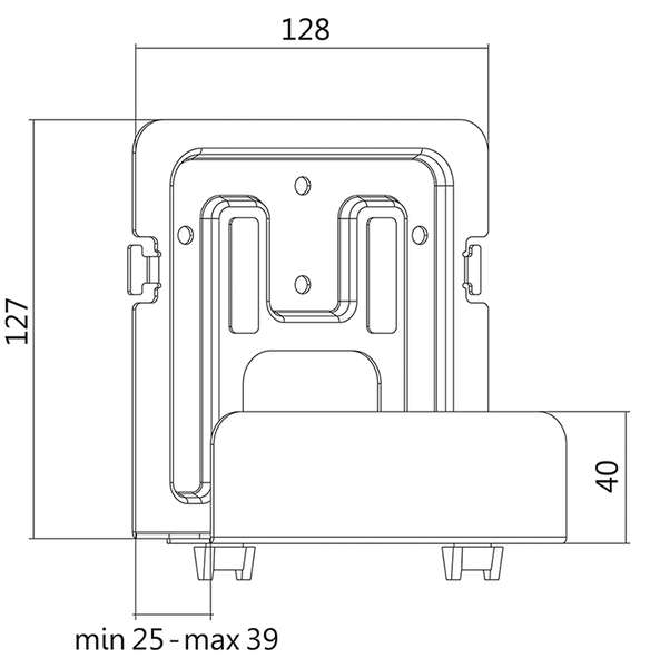 Naar omschrijving van BP0049 - Universal Media Player Mount