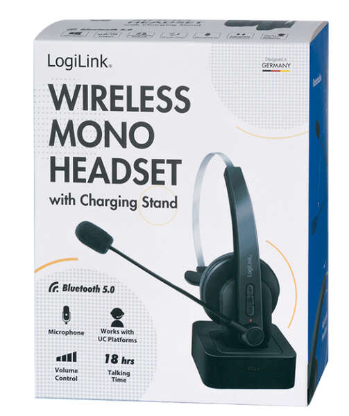 Naar omschrijving van BT0059 - BT 5.0 Headset, Mono, with charging stand