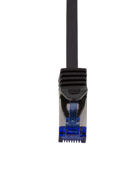 Naar omschrijving van C6A033S - Patch cable Cat.6A S/FTP Ultraflex GHMT certified, black  1.0m