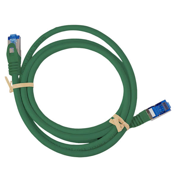Naar omschrijving van C6A055S - Patch cable Cat.6A S/FTP Ultraflex GHMT certified, green  2.0m