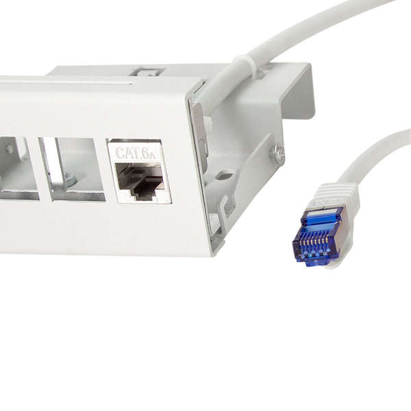 Naar omschrijving van CC5112S - Consolidation point patch cable, Cat.6A, S/FTP, grey, 20 m