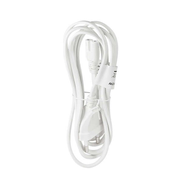 Naar omschrijving van CP145W - Stroomkabel, CEE 7/16 naar IEC C7, wit, 3 m
