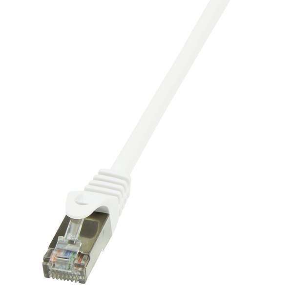 Naar omschrijving van CP2091S - Patch cable Econline, Cat.6, F/UTP, white, 10 m