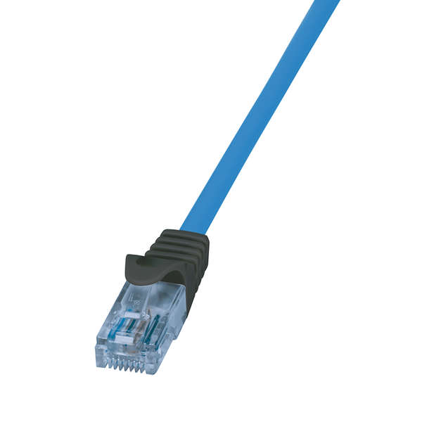 Naar omschrijving van CPP003 - Patch cable Premium, Cat.6A, U/UTP, 10G/PoE/HDBT, blue, 3 m