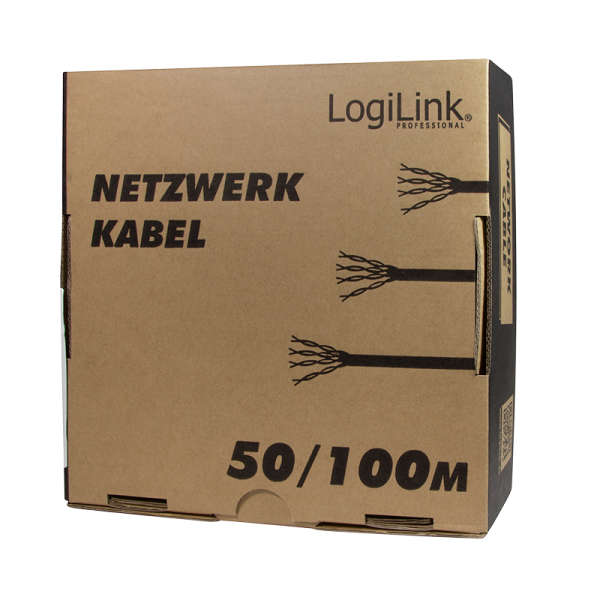 Naar omschrijving van EN6U-REST-48 - aanbieding Cat. 6 UTP installatie kabel,  ring 48m