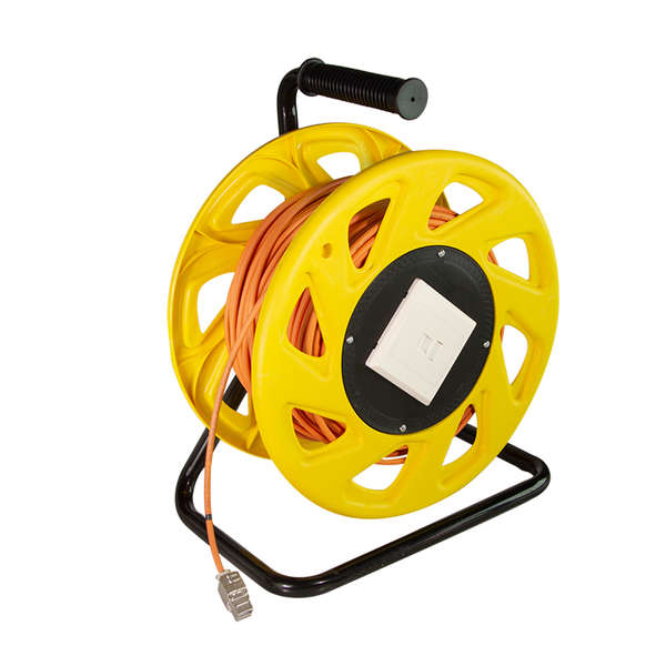 Naar omschrijving van CQ5090S - Cable drum, Cat.6A, S/FTP, orange, 90 m