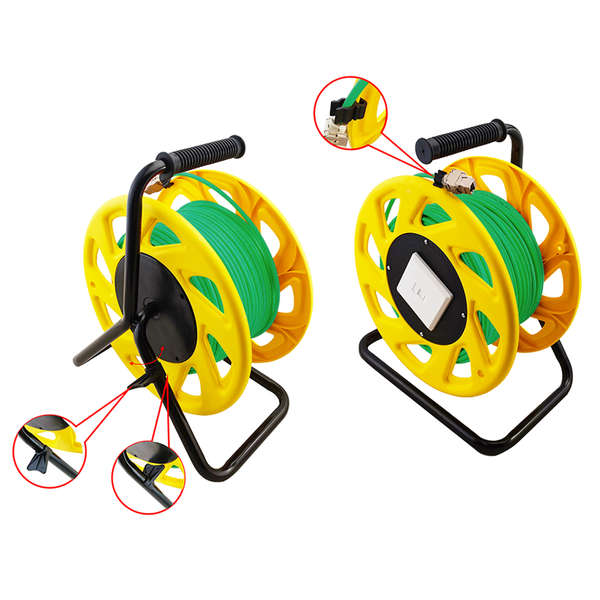 Naar omschrijving van CQ5060S - Mobile cable reel Cat.7 S/FTP, PUR, 60 m