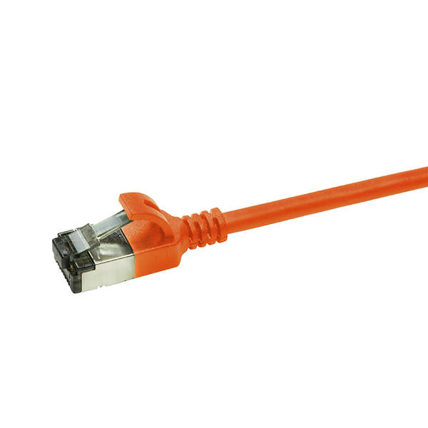 Naar omschrijving van DC7130 - Slim CAT6A patchkabel U/FTP PIMF SlimLine oranje 0,15m