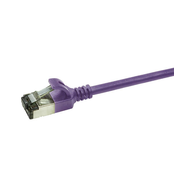 Naar omschrijving van CQ9079S - Slim CAT6A patchkabel U/FTP PIMF SlimLine paars 5m