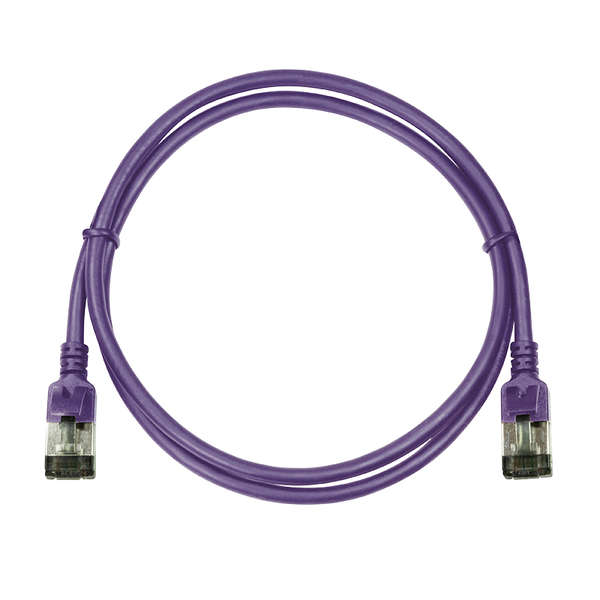 Naar omschrijving van DC7351 - Slim CAT6A patchkabel U/FTP PIMF SlimLine paars 1,5m