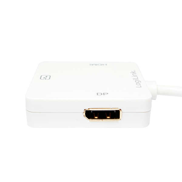 Naar omschrijving van CV0045A - 4K Mini DisplayPort to HDMI/DVI/DisplayPort converter