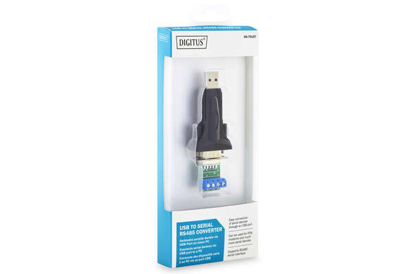 Naar omschrijving van DA-70157 - USB 2.0 to serial Converter, RS485 incl. USB A Cable 80cm USB A M / USB A F