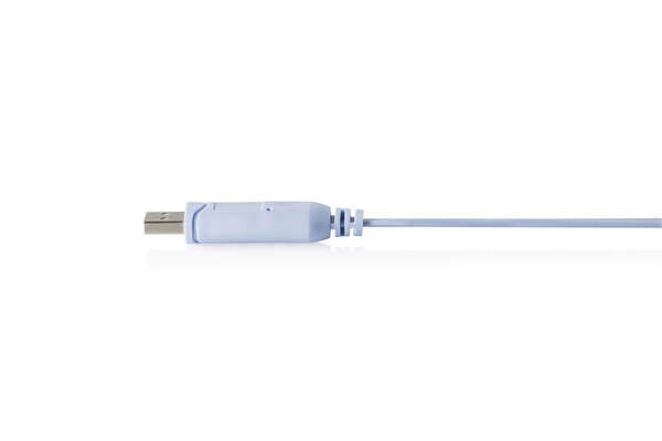 Naar omschrijving van DA-70173 - USB to RJ45 Console Cable 1.8m FT232RNLchipset, light blue, switch, router