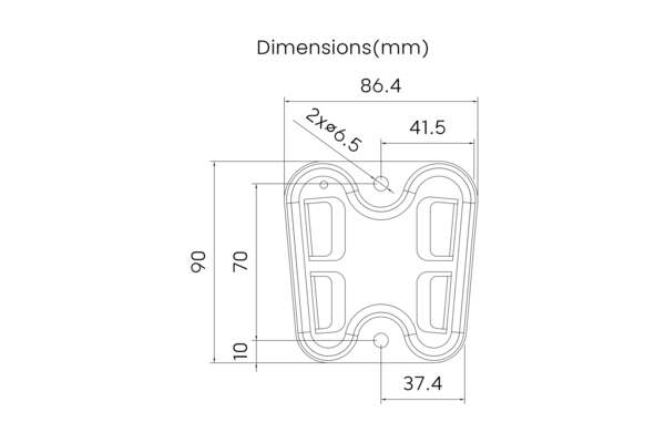 Naar omschrijving van DA-90307 - Monitor Arm, wall mount, 45ø swivel, 360ø Rotation Arm Length 80mm,max load 15kg