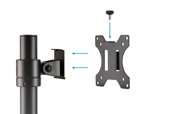 Naar omschrijving van DA-90397 - Single Monitor Pole Mount 15-32