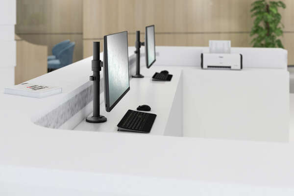Naar omschrijving van DA-90397 - Single Monitor Pole Mount 15-32