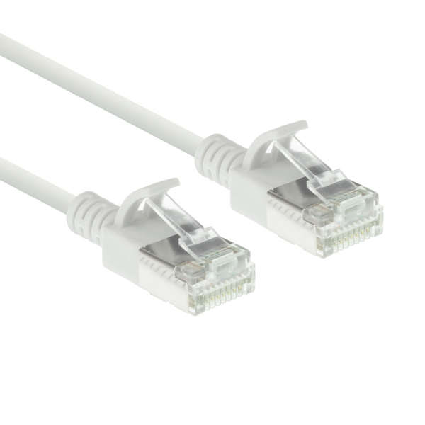 Naar omschrijving van DC6952 - Slim CAT6A patchkabel U/FTP PIMF SlimLine wit 0,25m