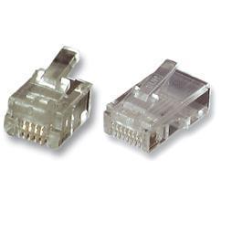 Naar omschrijving van DEC106-25 - RJ Male Connectoren voor Platte Kabel mmj 25 stuks