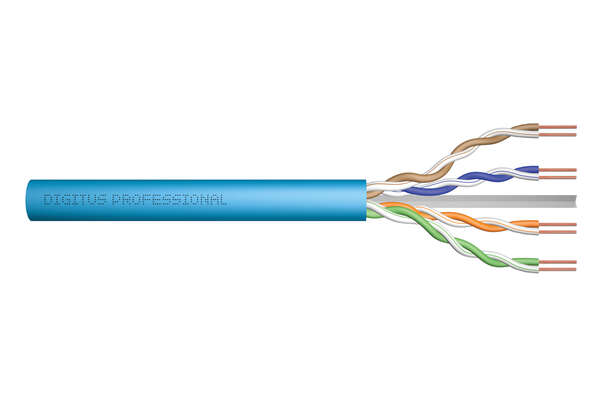Naar omschrijving van DK-1613-A-VH-5 - CAT 6A U-UTP installatiekabel, 500 MHz Eca (EN 50575), AWG 23/1, rol van 500 m,