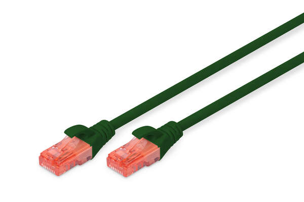 Naar omschrijving van DK-1617-005-G - CAT 6 U-UTP patch cord, Cu, LSZH AWG 26/7, length 0.50 m, color green