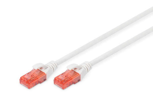 Naar omschrijving van DK-1617-005-WH - CAT 6 U-UTP patch cord, Cu, LSZH AWG 26/7, length 0.50 m, color white