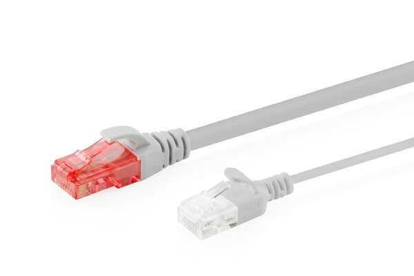 Naar omschrijving van DK-1618-005S - CAT 6 U-UTP slim patch cord, Cu, LSZH AWG 32/7, length 0.5 m, Gray