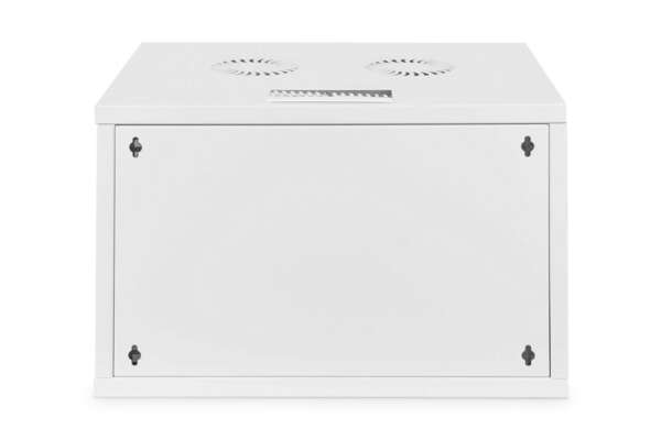 Naar omschrijving van DN-19-07U-S-PD - 7U wall mounting cabinet, SOHO, unmounted 370x540x400 mm, perforated front door, grey