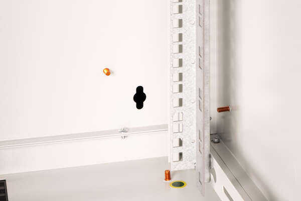 Naar omschrijving van DN-19-12U-6-6 - 12U wall mounting cabinet, Unique 643x600x600 mm, color grey (RAL 7035)