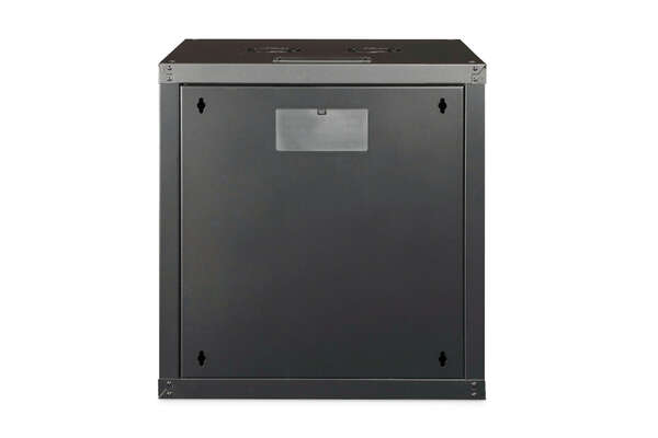 Naar omschrijving van DN-19-12U-6-6-SW - 12U wall mounting cabinet, Unique 643x600x600 mm, color black (RAL 9005)