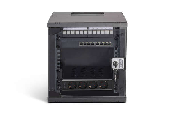 Naar omschrijving van DN-49101-SET - DIGITUS SOHO Pro netwerkset, 10 inch - 6U, 315 x 300mm (B x D)