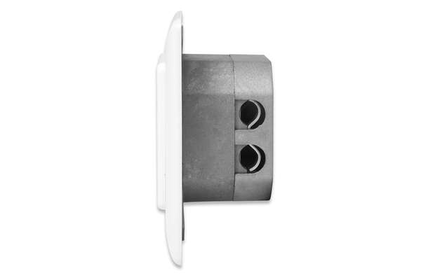 Naar omschrijving van DN-9008-1 - CAT 6A Class EA network outlet,shielded,2xRJ45,LSA pure white, flush mount, horizontal cable install.